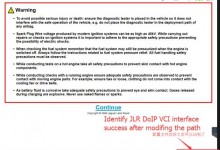 JLR DoiP VCI Cannot Connect to SDD Software!